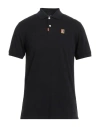 Nike Man Polo Shirt Black Size M Cotton, Polyester