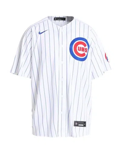 Nike Man Shirt White Size S Polyester