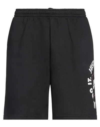 Nike Man Shorts & Bermuda Shorts Black Size S Cotton, Polyester