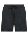 Nike Man Shorts & Bermuda Shorts Black Size M Polyester In Black