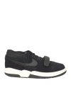 Nike Man Sneakers Black Size 8.5 Leather In Black