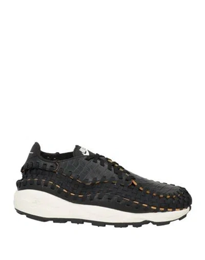Nike Air Footscape Woven Premium "black Croc" Sneakers
