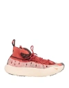 Nike Man Sneakers Brick Red Size 11 Textile Fibers In Red