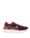 Nike Man Sneakers Burgundy Size 9 Textile Fibers In Dark Beetroot/white/gold