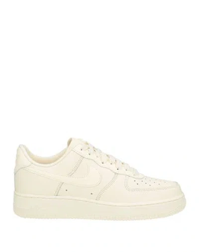 Nike Man Sneakers Ivory Size 7 Leather In White