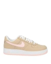 Nike Low-top Rubber Sole Sneakers With Contrast Stitching In Brown