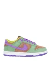 Nike Dunk Low Sneakers Veneer / Deep Purple In Green