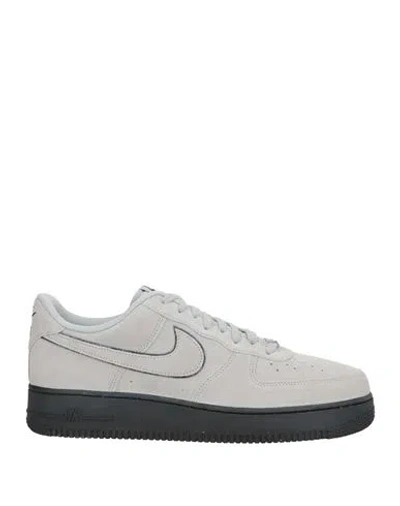 Nike Man Sneakers Light Grey Size 8.5 Leather In Gray