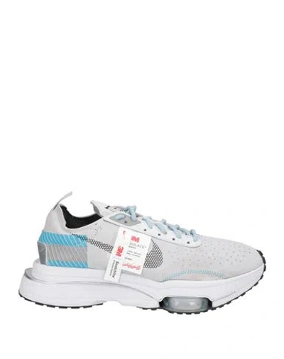 Nike Man Sneakers Light Grey Size 11 Leather, Textile Fibers