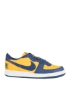 Nike Man Sneakers Mandarin Size 9 Leather In Mandarin
