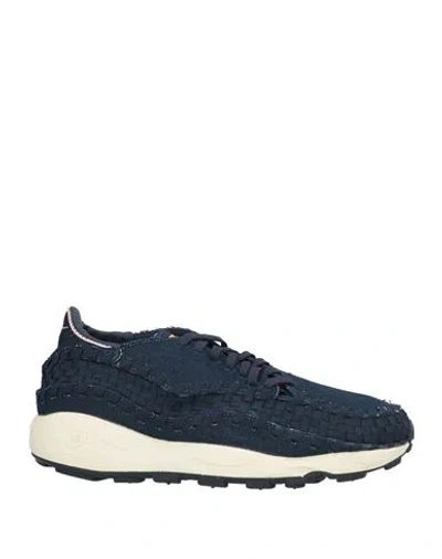 Nike Man Sneakers Midnight Blue Size 9 Textile Fibers