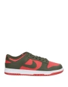 Nike Man Sneakers Military Green Size 12.5 Leather, Textile Fibers