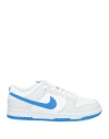 Nike Off-white & Blue Dunk Low Retro Sneakers In Off White