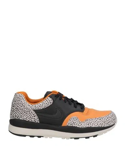 Nike Man Sneakers Marigold Size 9 Leather In Gray