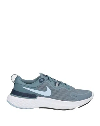 Nike Man Sneakers Pastel Blue Size 7.5 Textile Fibers