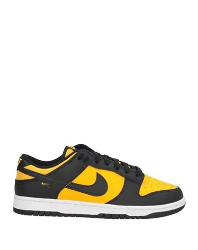 Nike Man Sneakers Yellow Size 12 Leather