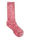 Nike Man Socks & Hosiery Coral Size M Cotton, Polyester, Nylon, Elastane In Red