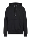 Nike Man Sweatshirt Black Size Xl Cotton, Polyester