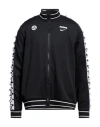Nike Man Sweatshirt Black Size M Polyester, Nylon