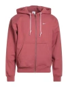 Nike Man Sweatshirt Brick Size M Cotton, Polyester In Pink