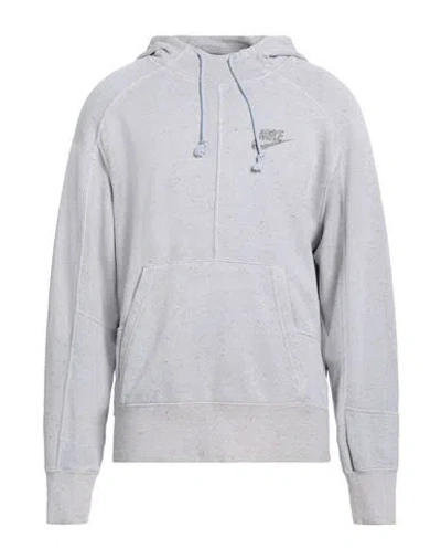 Nike Man Sweatshirt Grey Size M Cotton, Polyester