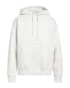 Nike Man Sweatshirt Ivory Size Xl Cotton, Polyester In White