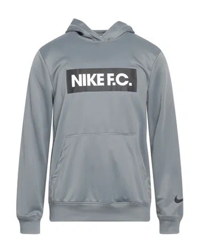 Nike Man Sweatshirt Lead Size L Polyester In Grey