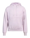 Nike Man Sweatshirt Lilac Size L Cotton, Polyester In Purple