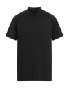 Nike Man T-shirt Black Size S Polyester, Nylon, Elastane In Black