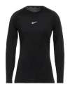 Nike Man T-shirt Black Size Xl Polyester, Elastane