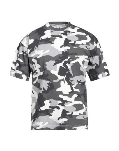 Nike Man T-shirt Light Grey Size Xl Cotton