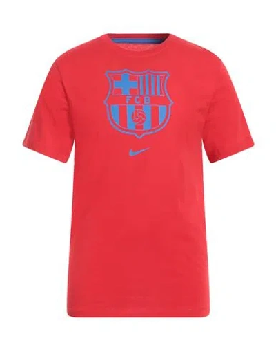 Nike Man T-shirt Red Size Xl Cotton