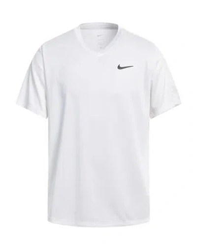 Nike Man T-shirt White Size L Polyester