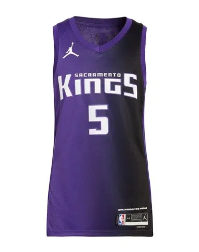 Nike Man Tank Top Purple Size L Polyester