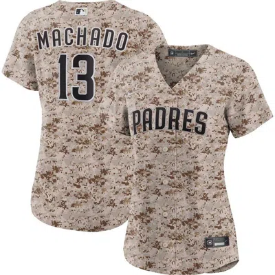 Nike Manny Machado San Diego Padres Usmc  Women's Mlb Replica Jersey In Camo