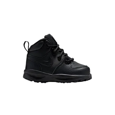 Pre-owned Nike Manoa 17 Boots Td 'black Black Black' | Infant Size 4