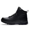 Nike Manoa Leather Boot Black/black/black In Black