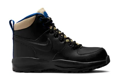 Pre-owned Nike Manoa Ltr Sneakers In Black/sesame/game Royale