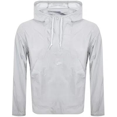 Nike Marina Anorak Pullover Jacket Grey In Grey