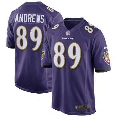 Nike Mark Andrews Purple Baltimore Ravens Game Jersey