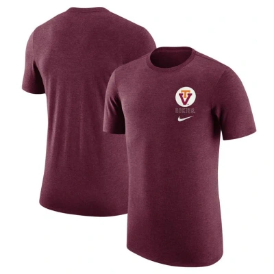 Nike Maroon Virginia Tech Hokies Retro Tri-blend T-shirt