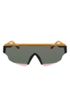 Nike Marquee Edge 64mm Shield Sunglasses In Monarch/green
