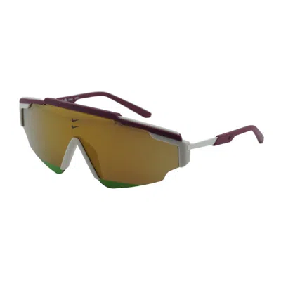 Nike Marquee Edge M Mini Night Maroon Sunglasses In Brown