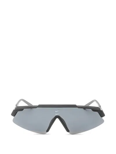 Nike Marquee Geometric-frame Sunglasses In Gray