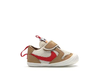 Pre-owned Nike Mars Yard Tom Sachs Sneakers In Natural/sport Red/maple