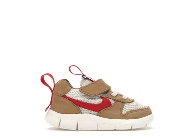Pre-owned Nike Mars Yard Tom Sachs Sneakers In Natural/sport Red/maple