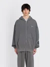 Nike X Martine Rose Full-zip Hoodie 'grey' In Gray