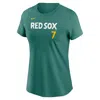 Nike Masataka Yoshida Boston Red Sox City Connect Fuse  Women's Mlb T-shirt In Green