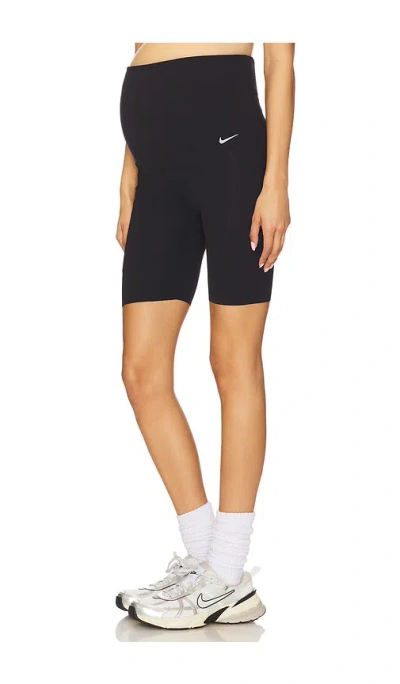 Nike Maternity Gentle-support 8 Biker Shorts In Black