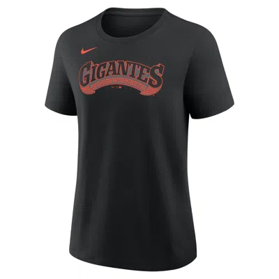 Nike Matt Chapman San Francisco Giants  Women's Mlb T-shirt In Black